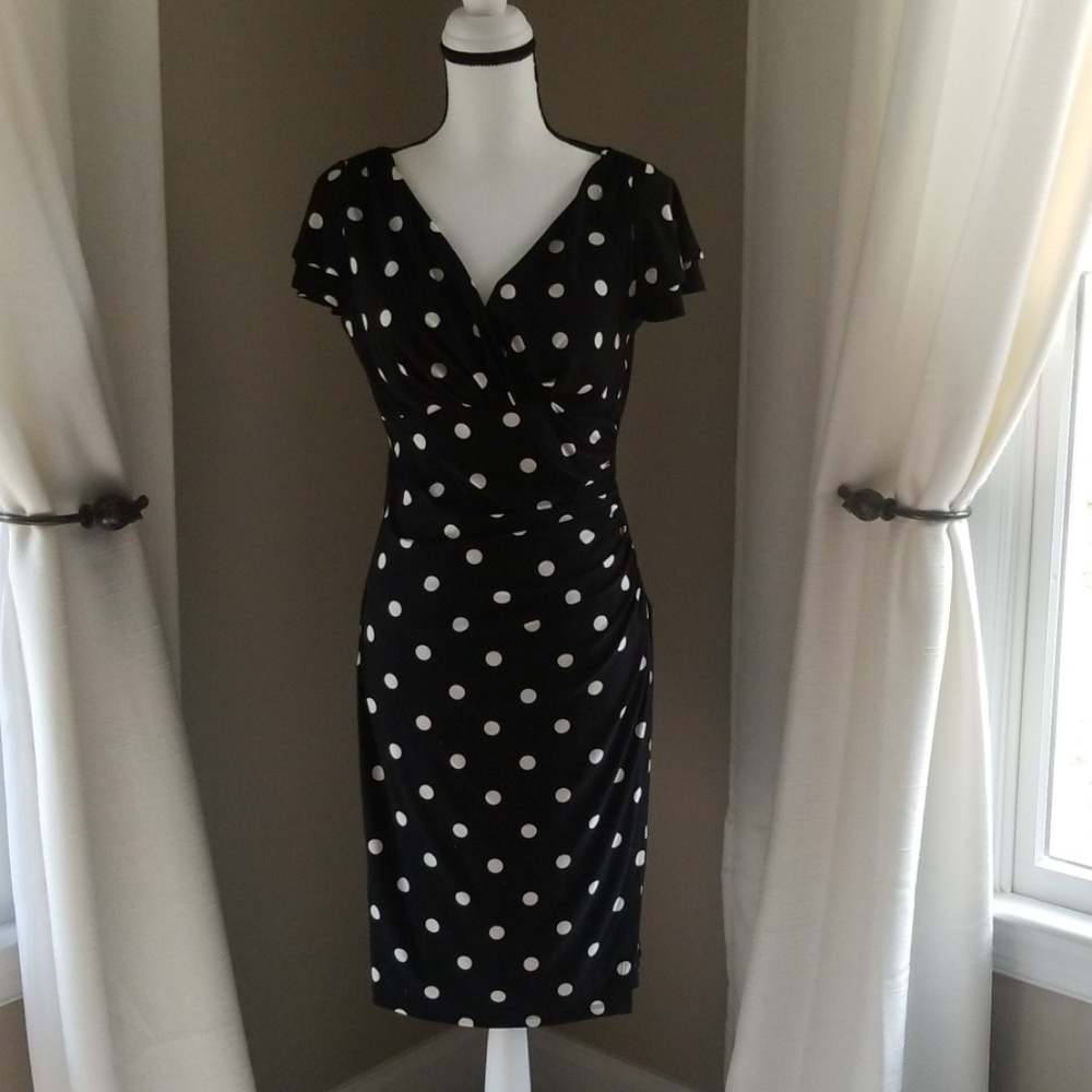 Black and White Lauren Ralph Lauren dress